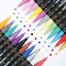 24 Pcs Arylic Paint Markers 24 Vibrant Colors Paint Markers for Rock Fabric Wood Glass Canvas Ceramic, Acrylic Markers for DIY Crafts